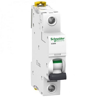 Автоматический выключатель Schneider Electric ACTI9, B6, 6А, однополюсный, (A9F78106)