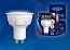 Светодиодная лампа Uniel 6Вт, LED-JCDR 6W/WW/GU10/FR PLP01WH«JSDR» 3000К (UL-00002423)