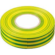 Лента изоляционная 013*15 мм. 10 м. желто-зеленая INTP01315-10 32827 STEKKER