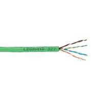 Витая пара U/UTP кат.5E 4х2х0,51 (24 AWG) PVC Зелёная solid indoor (305м) 032751 Legrand (22м), кусок продается целиком