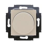 Светорегулятор (диммер) LEVIT скрытой установки поворотно-нажимной 60-600Вт R кофе макиато / белый 2CHH942247A6018 ABB