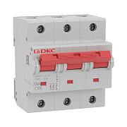Выключатель автоматический модульный YON 100А 3П трехполюсный C 20кА MD125-3C100 DKC