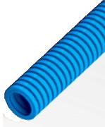 Труба ПНД гофрированная, d25мм, защитная, для МПТ (пешель), синяя, Промрукав (PR02.0096), бухта 50м
