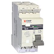 Дифференциальный автомат EKF АД-32, 40А, C40, двухполюсный (DA32-40-30-pro)