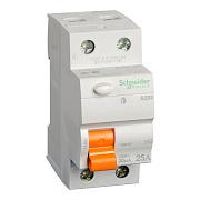 Выключатель дифференциального тока (УЗО) Schneider Electric Домовой, 16А, 10 мА, AC, двухполюсный, однофазный (11454)