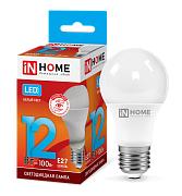 Лампа светодиодная 12Вт E27 A60 4000К матовая LED-A60-VC, IN HOME (4690612020242)