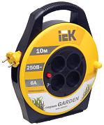 Удлинитель на катушке IEK Garden УК10, ПВС 2х0,75 (10м) (WKP23-06-04-10)