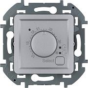 Термостат (терморегулятор) с внешним датчиком для теплых полов INSPIRIA скрытой установки алюминий 673812 Legrand